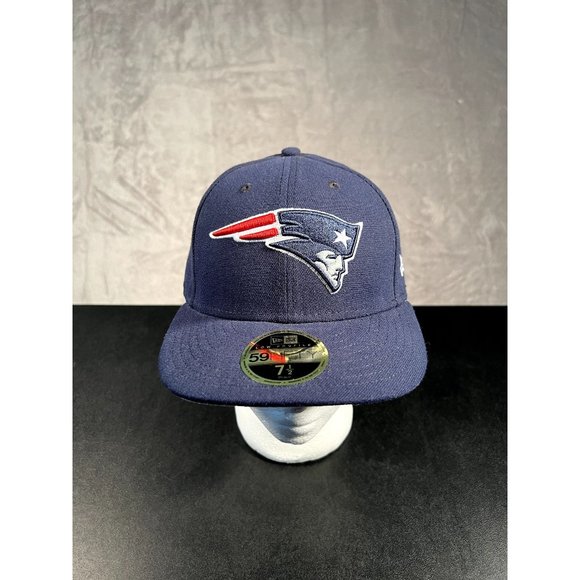 New Era Other - New Era 59FIFTY New England Patriots Low Profile Hat Men's 7 1/2 Blue Cap